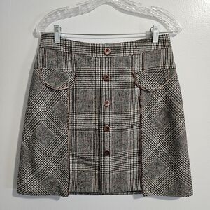 Bagatelle Plaid Mini Skirt